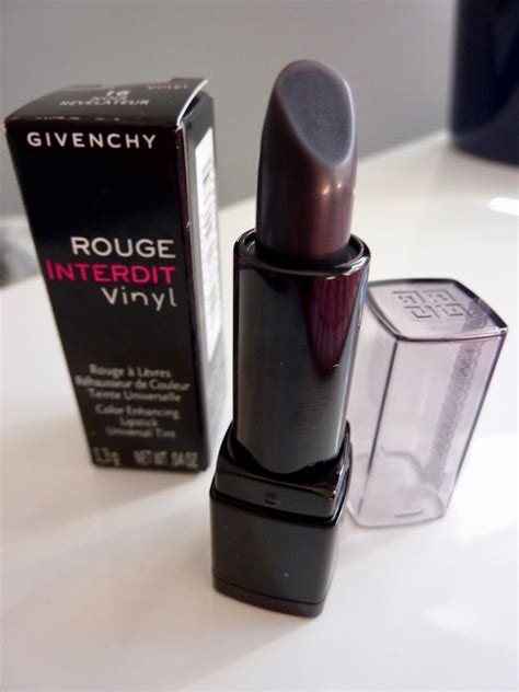 vynil black givenchy|Givenchy rouge interdit lipstick.